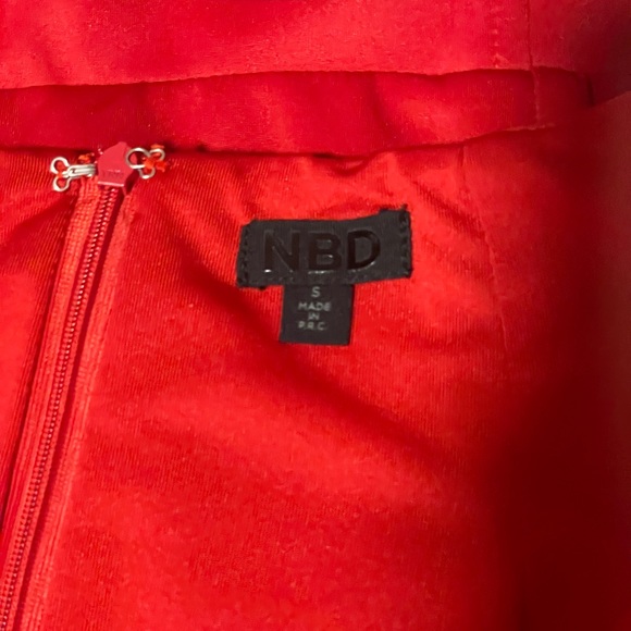 NBD Mini red dress size small - Picture 12 of 17